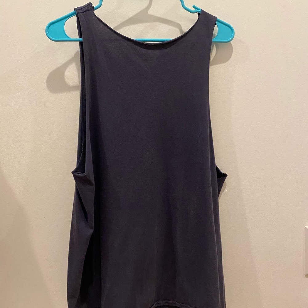 Vogue Screen Print Cutout Tank - Picture 3 of 3